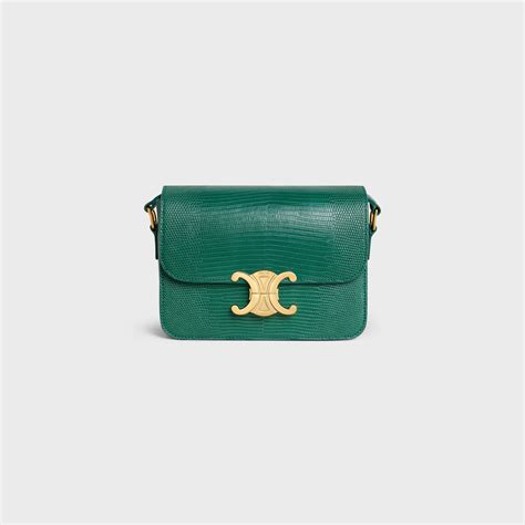 celine triomphe green|celine triomphe purses.